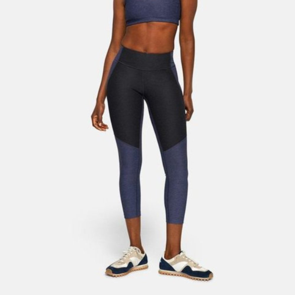 OUTDOOR VOICES 3/4 Two-Tone Warmup Leggings